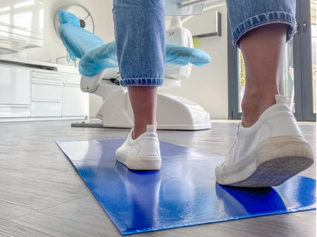 EURONDA - dekontaminační rohož bal.120 ks (4x30 očíslovaných odnímatelných lepicích fólií) 270758