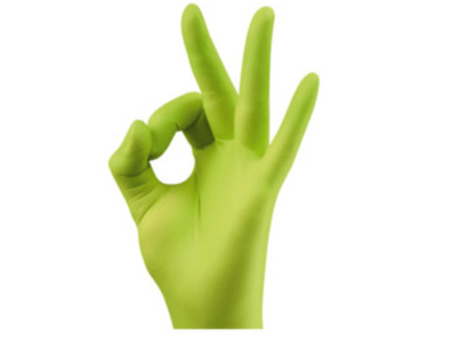 Rukavice LATEX Monoart 100ks sv.zelená vel. M