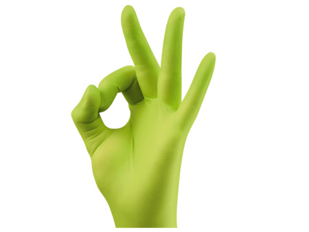 Rukavice LATEX Monoart 100ks sv.zelená vel. S