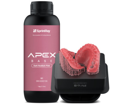 SprintRay Apex Base - Dark Reddish Pink 1kg