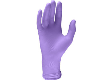 Rukavice LATEX Monoart 100ks fialová vel. XS