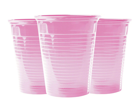 Kelímky, růžové, 3000ks 180ml