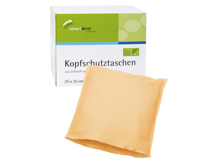 Ochranné návleky na opěrku hlavy Smart, 25x25cm 500ks oranžové (201130)