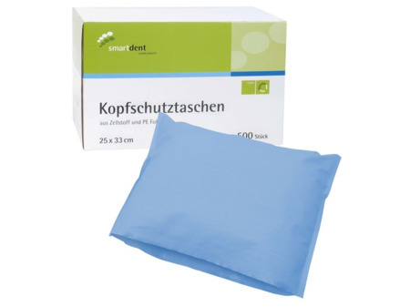 Ochranné návleky na opěrku hlavy Smart, 25x33cm 500ks modré (201132)