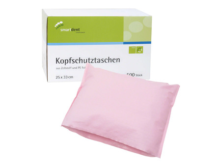 Ochranné návleky na opěrku hlavy Smart, 25x33cm 500ks růžové (201137)
