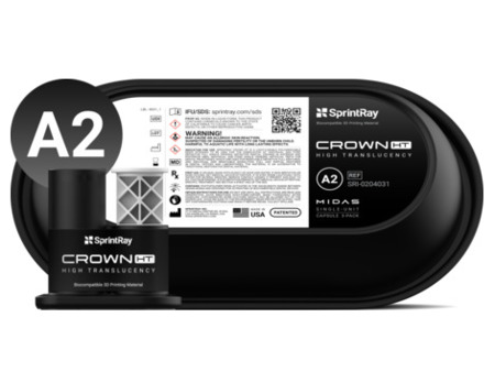 SprintRay Crown HT A2 Single Unit Capsule, 3 ks