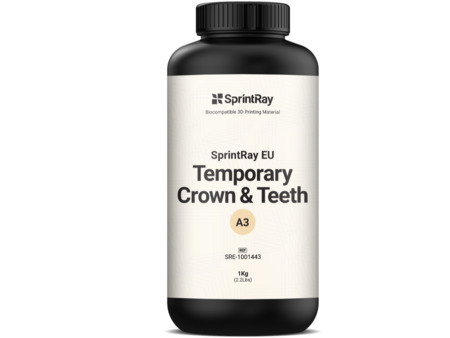 SprintRay EU Temporary Crown & Tooth A3