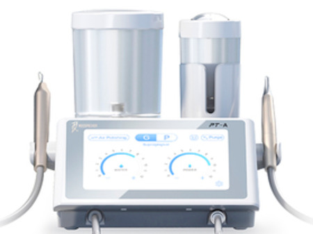 Woodpecker PT-A Dental Scaler + Air Polisher, ultrazvuk s pískovačem pro supragingivální a subgingivní ošetření